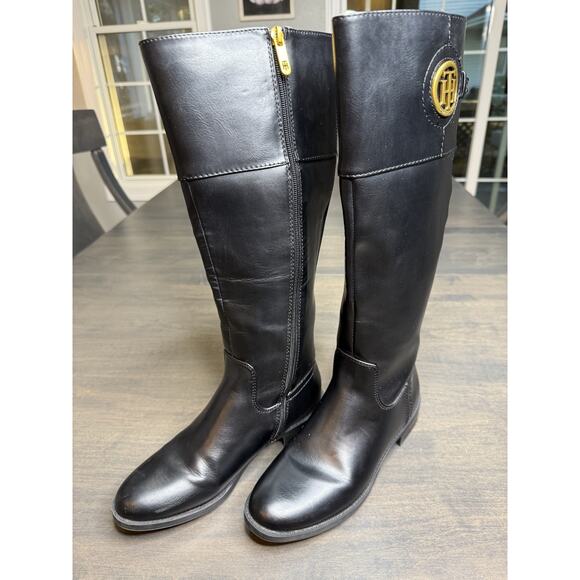 Tommy Hilfiger Women's Twinezza-F High Shaft Riding Boots Size 6.5 M - Picture 2 of 12
